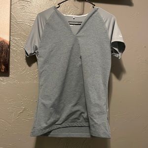 Grey women's golf shirt
